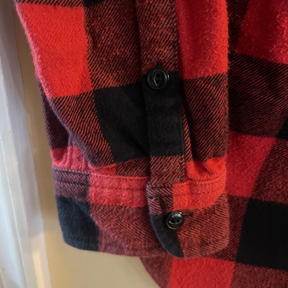Madewell Buffalo check flannel shirt, women’s M - Picture 4 of 7